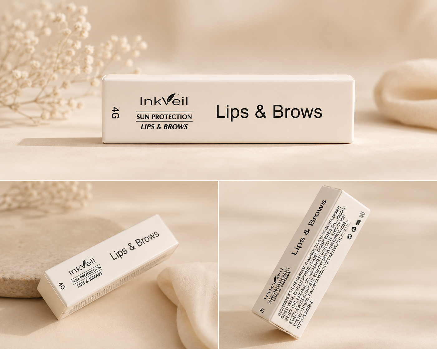 InkVeil PMU Colour Care Balm Lips and Brows -4g